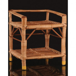 Wicker Willow Book Rack