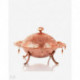 Leaf Trinket Chinar Carved Copper Dry Fruit Bowl