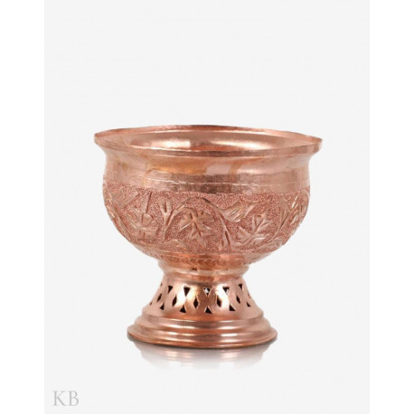Copper Hand Engraved Chinar Bowl Kyenz