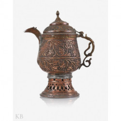 Chinar Hand Engraved Decorative Copper Samovar