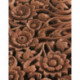 Kashmiri Floral Carved Walnut Wood Wall Plate