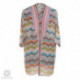 Pink Color Hued Embroidered Georgette Shrug