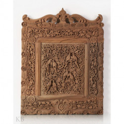 Birds Of Paradise Walnut Wood Wall Plate