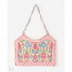White Chinar Motif Handmade Shopping Bag