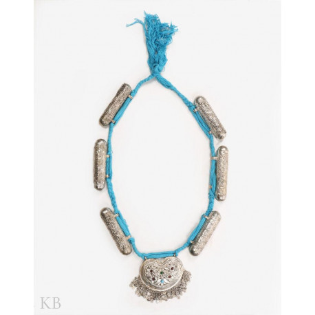 Kashmiri Silver Dolna Necklace