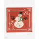 Red Crewel Kari Cotton Table Mat