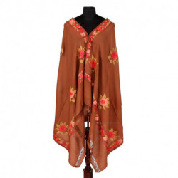 Peru Aari Embroidered Woolen Shawl
