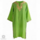 Pear Green Paisley Tilla Embroidered Wool Phiran