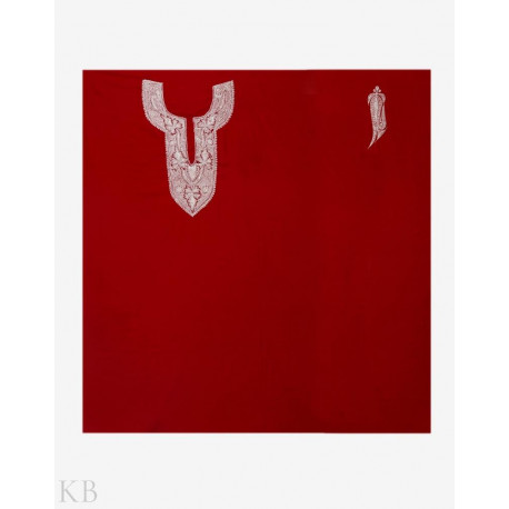 Ruby Unstitched Velvet Phiran