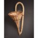 Willow Conical Flower Basket Pair