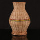 Wicker Willow Flower Vase Pair