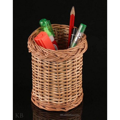 Wicker Willow Pen Holder